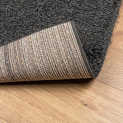 Acheter vidaXL Tapis shaggy PAMPLONA poils longs moderne anthracite 80x250 cm