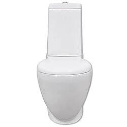 vidaXL Ensemble de bidet et toilette Céramique Blanc