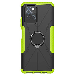 Coque en TPU anti-chocs avec béquille pour votre Infinix Note 10 Pro - vert