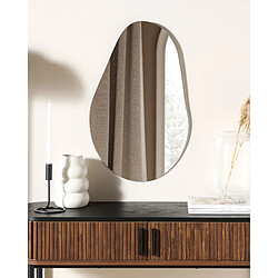 Beliani Miroir AUBAGNE 65 cm Argenté