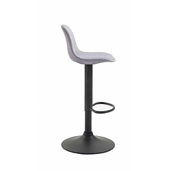 Avis Non Tabouret de bar Kiel tissu noir