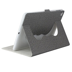 Wewoo Smart Cover gris pour iPad Air / Air 2 / Pro 9.7 / Nouvel 9.7 2017 Tissu Texture Horizontal Housse en cuir avec support et fonction de veille / réveil pas cher