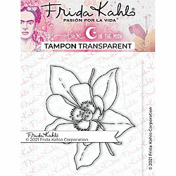 Youdoit Tampon transparent - Fleur exotique 3 - 9,5 x 6,5 cm