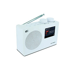 METRONICRadio numérique DAB+ et FM RDS avec écran couleur - blanc477252