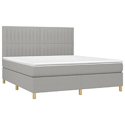 Avis Sommier à lattes,Cadre à lattes de lit pour Adulte matelas et LED Gris clair 160x200 cm -MN31690