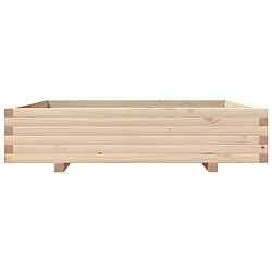 Acheter vidaXL Jardinière 110x110x26,5 cm bois de pin massif