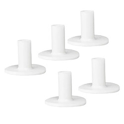 Acheter 5pcs plastique tees golf titulaire titulaire té entraînement pratique tapis 38mm