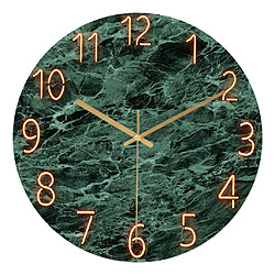 Horloge Murale Suspendue Moderne Horloges En Verre De Quartz De Qualité Silencieuse Sans Coutil B