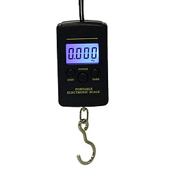 Wewoo Balance 10g Mini de pêche numérique poids pendentif Steelyard suspendu outil cuisine électronique, capacité: 40 kg avec rétro-éclairage