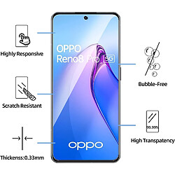 X3 Verres Trempes X3 Pour Oppo Reno 8 Pro 5G Little Boutik®