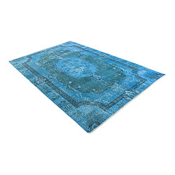 Vidal Tapis de laine 246x160 Bleu Ultra Vintage