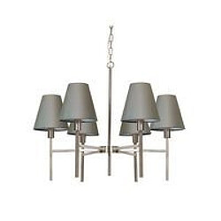 Elstead Lighting Chandelier Lucerne Nickel 6x25W E14