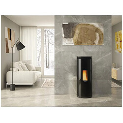 Avis La Nordica Extraflame Poêle à granulés de bois 8kw noir ventilé et étanche - angelaevonoir - NORDICA EXTRAFLAME