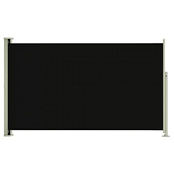 vidaXL Auvent latéral rétractable de patio 180x300 cm Noir