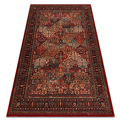 RUGSX Tapis en laine KASHQAI 4309 300 oriental, cadre bordeaux 240x340 cm