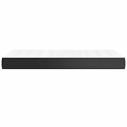 Avis Maison Chic Matelas de lit à ressorts ensachés, Matelas doux Noir 100x200x20cm Similicuir -GKD64407