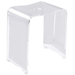 RIDDER Tabouret de salle de bain Trendy transparent