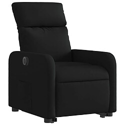 Avis vidaXL Fauteuil inclinable électrique noir tissu