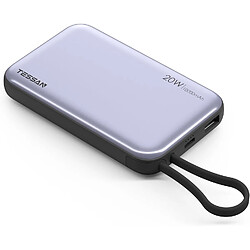 SANAG Batterie Externe Magsafe Avec 4 Ports, Batterie Externe 10000 Mah, Batterie Portable Sans Fil 20W Pd Charge Rapide, Batterie Externe Usb C, Batterie Externe Magnetique Avec Lightining Câble