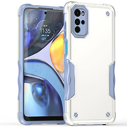 Coque en TPU antichoc blanc pour votre Motorola Moto G22