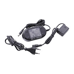 vhbw Bloc d'alimentation, chargeur adaptateur remplacement pour Sony AC-PW20 pour appareil photo, caméra vidéo - Câble 2m, coupleur DC