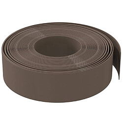 Avis vidaXL Bordures de jardin 5 pcs marron 10 m 15 cm polyéthylène