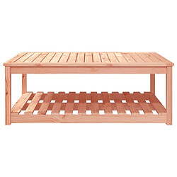 Acheter vidaXL Table de jardin 121x82,5x45 cm bois massif de douglas