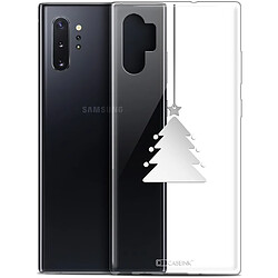 Caseink Coque Pour Samsung Galaxy Note 10+ / Plus (6.8 ) [Gel HD Collection Noël 2017 Design Petit Arbre - Souple - Ultra Fin - Imprimé en France]