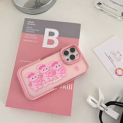 Avis GUPBOO Étui pour iPhone11ProMax Peinture à l'huile Love Rabbit Girl Phone Case Bracket Soft