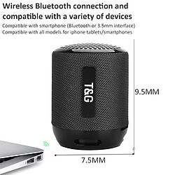 Yonis Enceinte Bluetooth Portable Sans Fil Mains Libres Support Carte TF FM