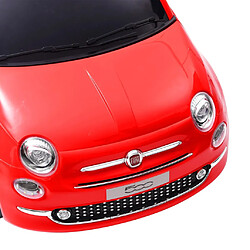 Acheter vidaXL Voiture électrique pour enfants Fiat 500 Rouge