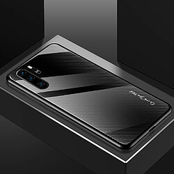 Wewoo Coque Pour Huawei P30 Pro étui de protection en verre dégradé de texture noir