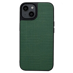 Coque en TPU + PU VILI anti-chute pour votre iPhone 14 - vert