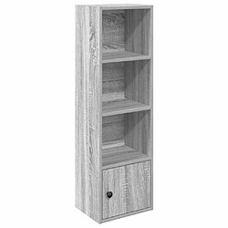 vidaXL Bibliothèque sonoma gris 31x24x102 cm bois d'ingénierie