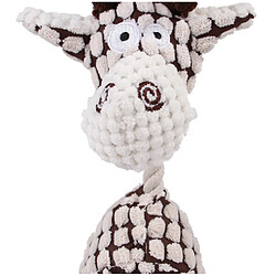 Acheter Universal Chien mignon grinçant jouet - chien animal en peluche mâcher corde jouet chiot dents, jouet en peluche confortable interactif (gris)