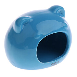 hamster lit ours forme confortable dormir petit animal animal de compagnie bleu # 1