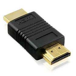 Wewoo Adaptateur or HDMI 19 broches mâle à HDMI 19Pin plaqué adaptateur, HD TV / Xbox 360 / PS3 Playstation 3 etc