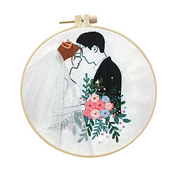 Kit De Broderie à L'aiguille Avec Outils De Base Décoration De Mariage Saint-Valentin A