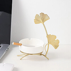 Universal Métal Ginkgo Cendrier Ameublement Creative Home Salon Salon Bureau Table Cendrier