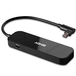 Lindy 43334 hub & concentrateur USB 3.2 Gen 2 (3.1 Gen 2) Type-C 10000 Mbit/s Noir