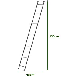 Avis KOMET Support à plantes en acier Ladder brut.