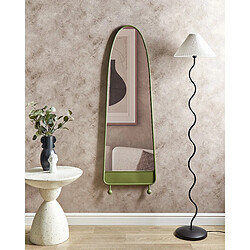 Beliani Miroir PARNAY 146 cm Vert olive