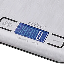 Avis Balance de Cuisine Numérique Acier Inoxydable, Haute Précision 1g, Jusqu'à 5Kg, , Argent, MPM, MWK-02M