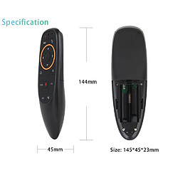 Acheter Universal Télécommande G10 Voix 2.4G Wireless Air Mouse Infrarouge Apprentissage Smart TV Box Télécommande