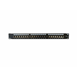 Avis Kimex Panneau de brassage rack 19'', 24 ports RJ45, cat.6, Blindé