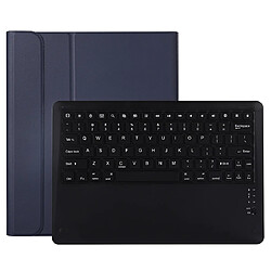 Wewoo A12B Etui en cuir Bluetooth ultra-fin pour 3.0 ultra-mince iPad Pro 12.9 pouces 2018 €avec fente stylo et support bleu foncé