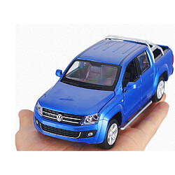 Universal 1/30 Moule en alliage Moulé Pickup Modèle Voiture jouet Simulation Acoustique et Lumière Retraite Camion de collecte Jouet Véhicule pour enfants | Voiture jouet moulée sous pression (Bleu)