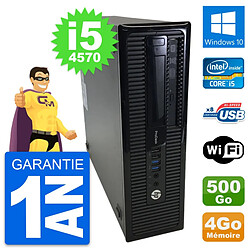 PC HP ProDesk 400 G1 SFF Intel i5-4570 RAM 4Go Disque Dur 500Go Windows 10 Wifi - Occasion