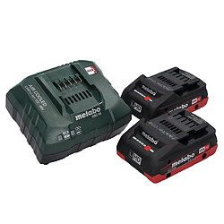 Acheter Metabo W 18 L BL 9-125 Meuleuse d'angle sans fil 18 V 125 mm brushless + 2x Batteries 4,0 Ah + Chargeur + metaBOX ( 602374510 )