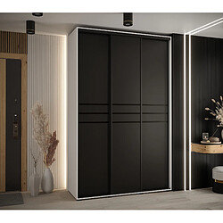 Abiks Meble Armoire Davos 10 À Portes Coulissantes 235,2/150/45 3 Portes